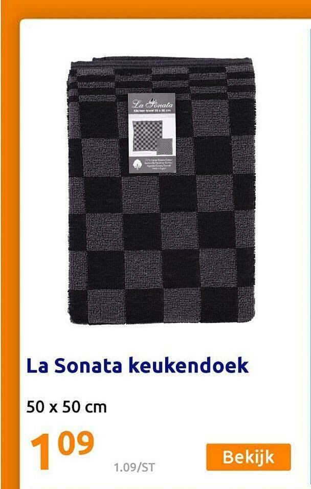 La Sonata Keukendoek 50 X 50 Cm Aanbieding Bij Action