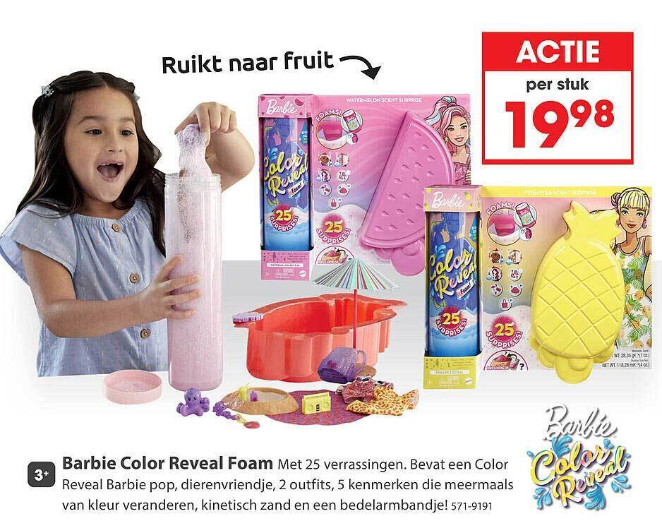 Barbie Color Reveal Foam Aanbieding Bij Top Toys