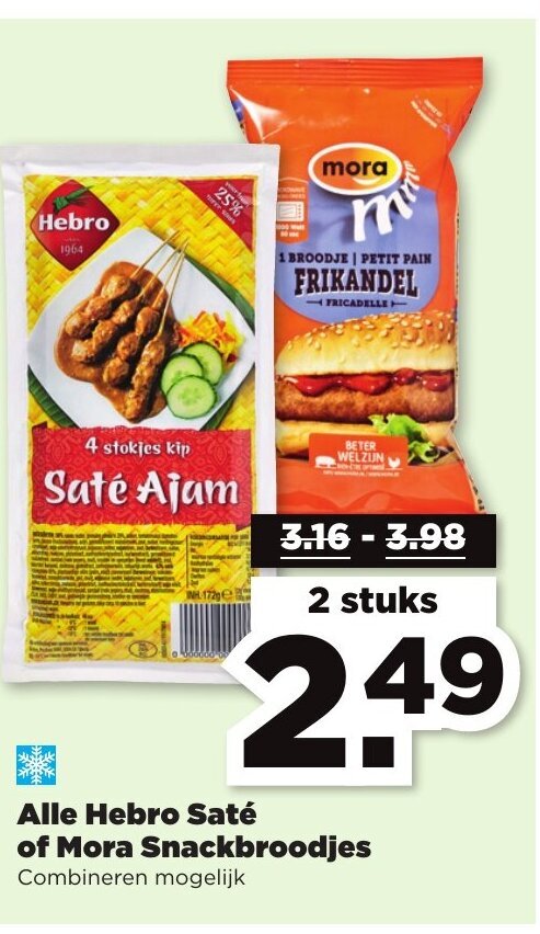 Alle Hebro Sate Of Mora Snackbroodjes Aanbieding Bij Plus