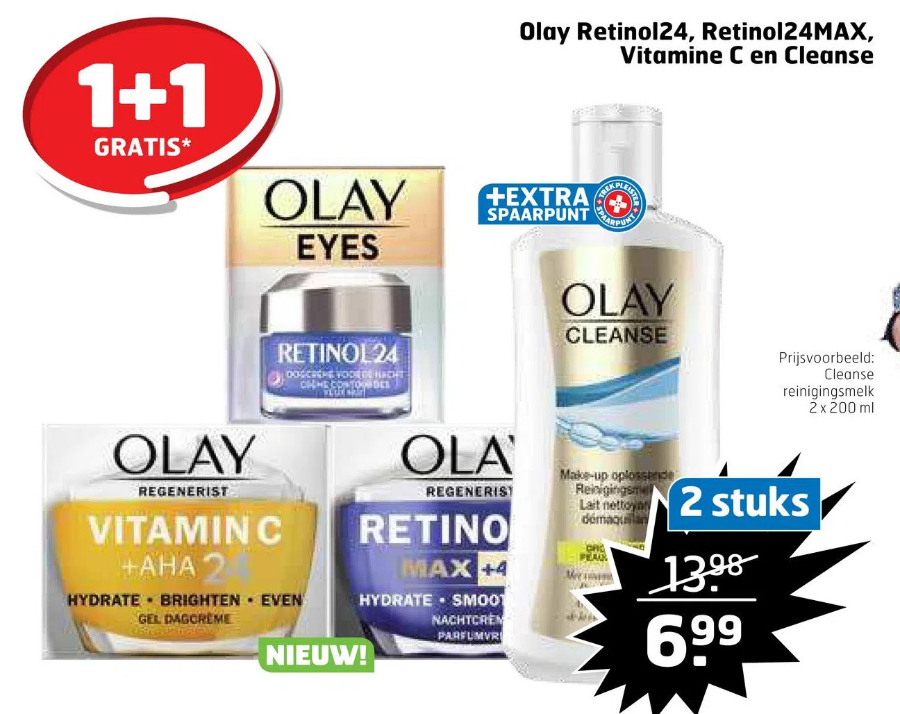 Olay Retinol Retinol Max Vitamine C En Cleanse Aanbieding Bij