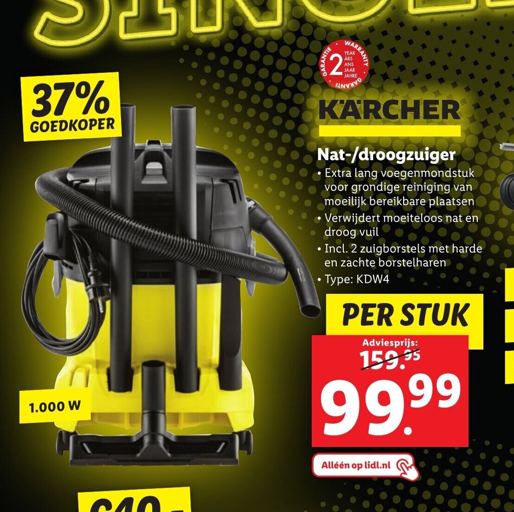 Karcher Nat Droogzuiger Aanbieding Bij Lidl