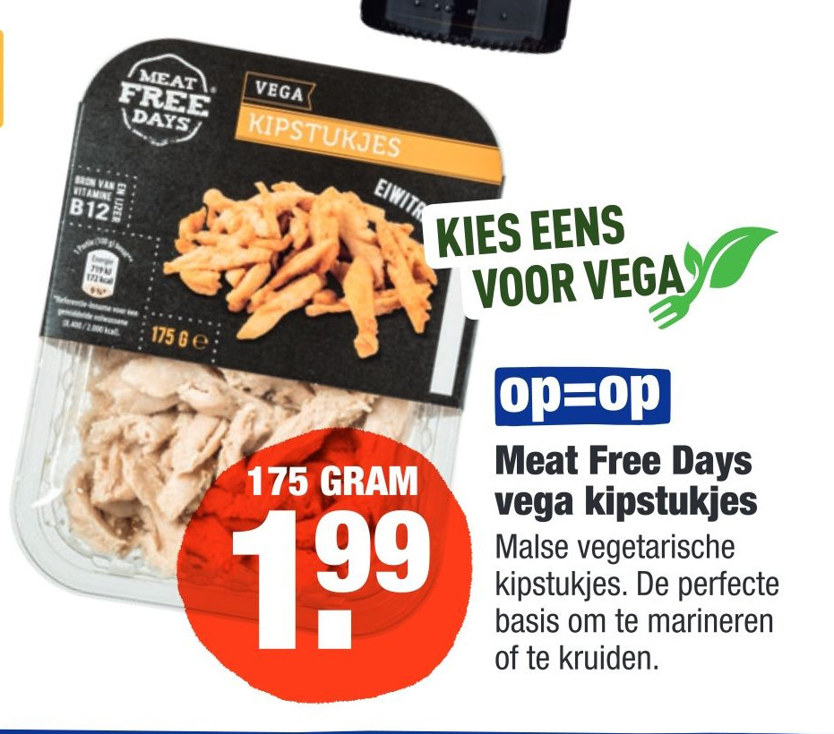 Meat Free Days Vega Kipstukjes Aanbieding Bij Aldi