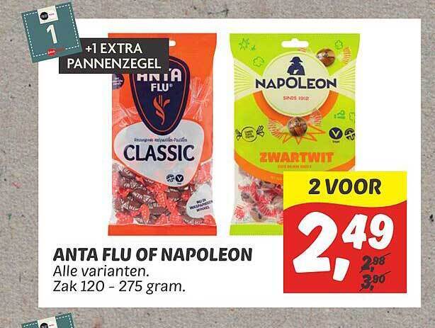 Anta Flu Of Napoleon Aanbieding Bij Dekamarkt