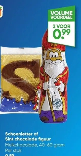 Schoenletter Of Sint Chocolade Figuur Aanbieding Bij Big Bazar