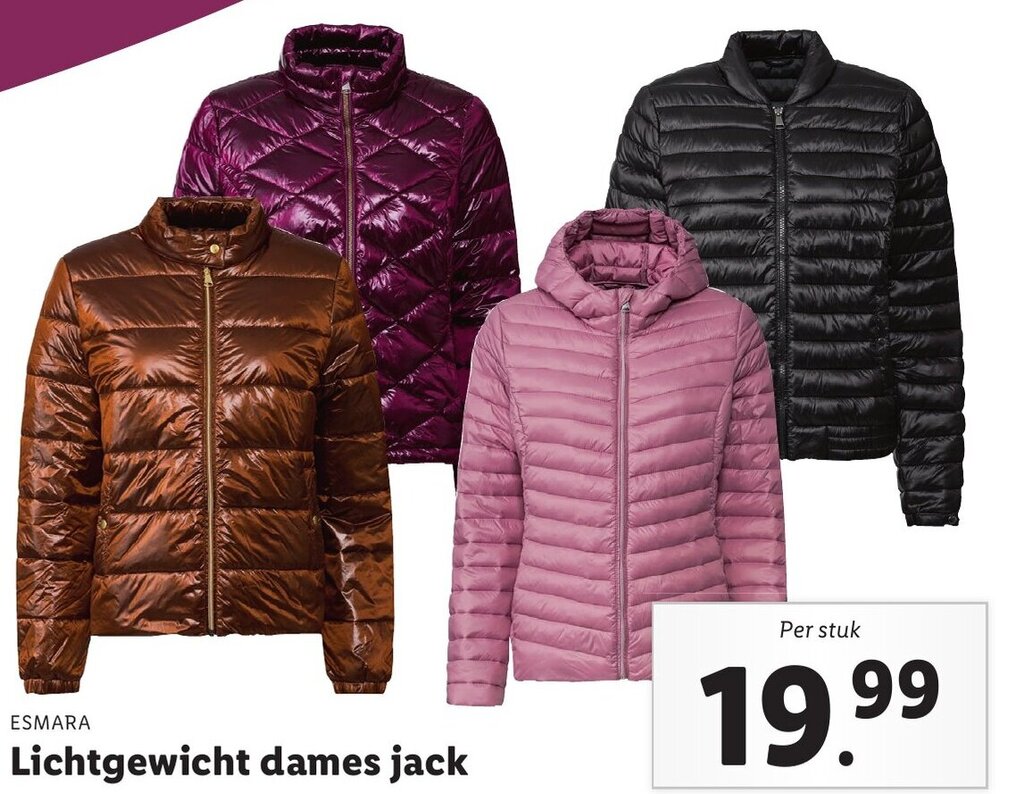 Esmara Lichtgewicht Dames Jack Aanbieding Bij Lidl