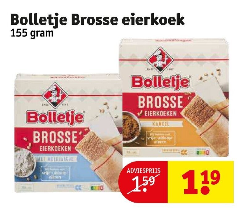 Bolletje Brosse Eierkoek Gram Aanbieding Bij Kruidvat