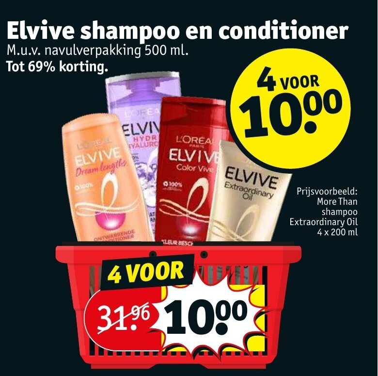 Elvive Shampoo En Conditioner Aanbieding Bij Kruidvat