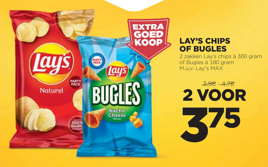 Lay S Chips Of Bugles Aanbieding Bij Jumbo