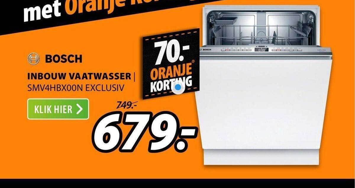 Bosch Inbouw Vaatwasser Smv Hbx N Exclusiv Aanbieding Bij Expert