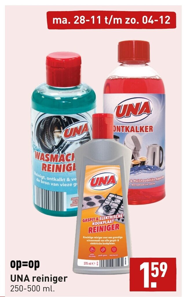 UNA Reiniger 250 500 Ml Aanbieding Bij ALDI