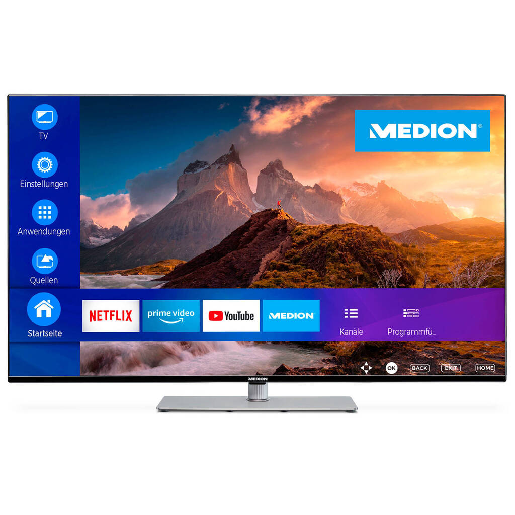 Medion X Smart Tv Cm Inch K Qled Europees