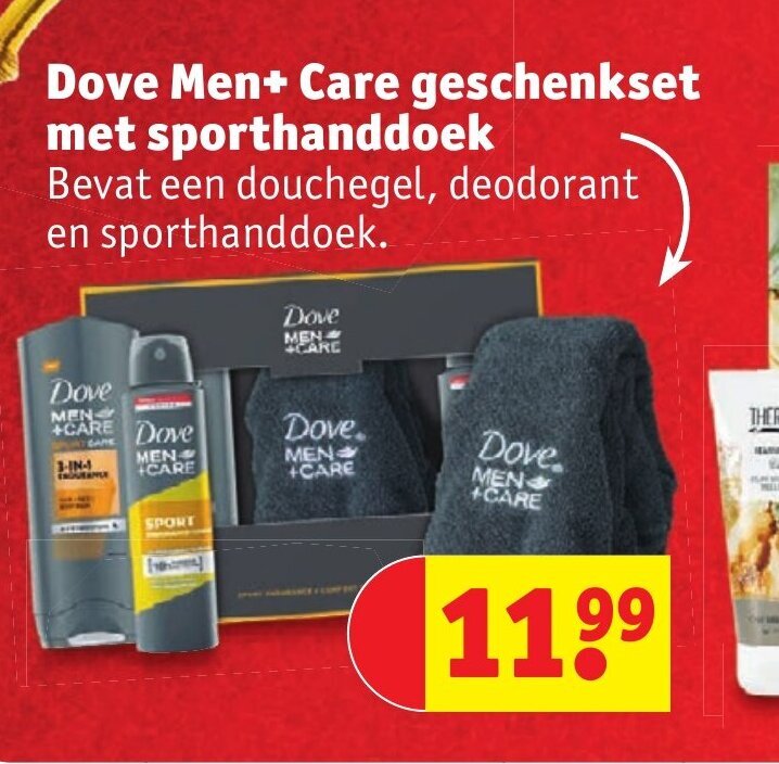 Dove Men Care Geschenkset Met Sporthanddoek Aanbieding Bij Kruidvat