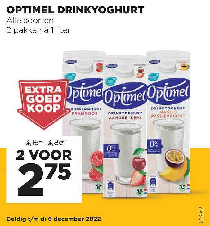 Optimel Drinkyoghurt Aanbieding Bij Jumbo