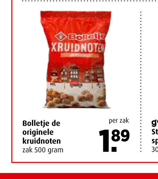 Bolletje De Originele Kruidnoten Zak Gram Aanbieding Bij Boni