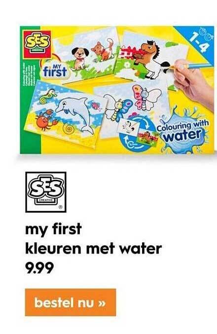 Ses My First Kleuren Met Water Aanbieding Bij Blokker