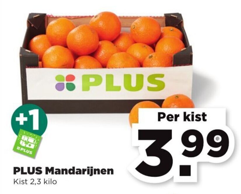 Plus Mandarijnen Kist 2 3 Kilo Aanbieding Bij PLUS