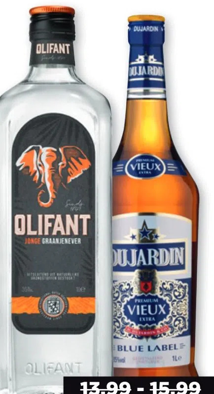 Olifant Jonge Jenever Of Dujardin Vieux Aanbieding Bij PLUS