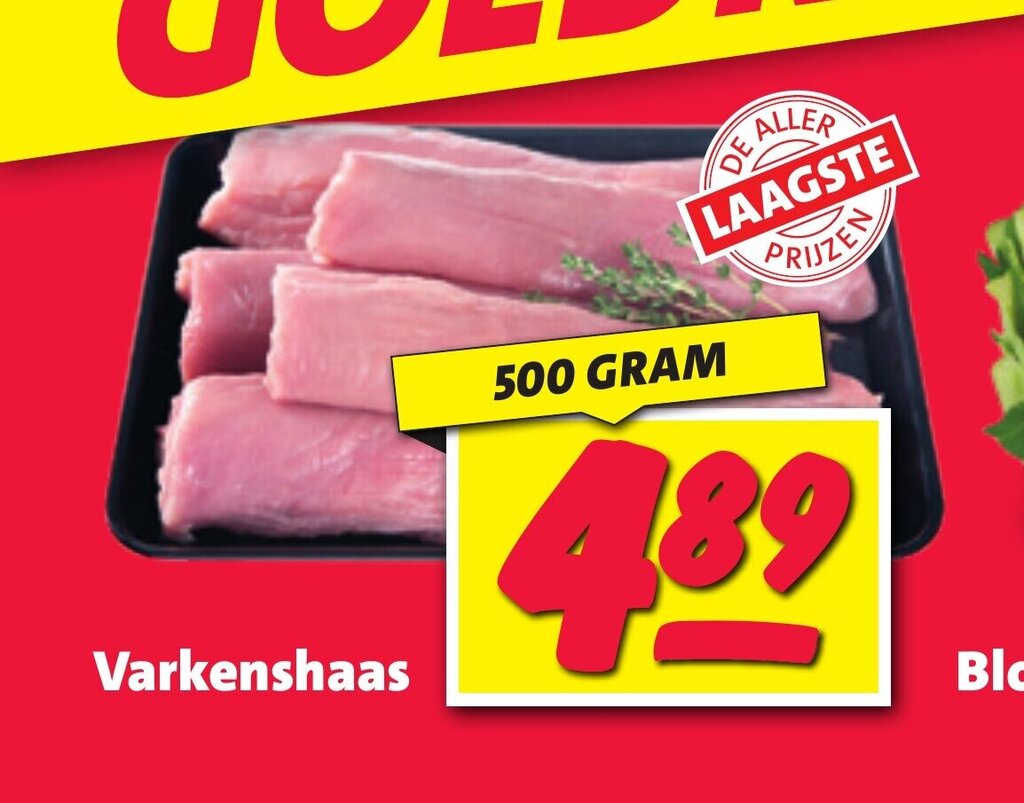 Varkenshaas Gram Aanbieding Bij Nettorama