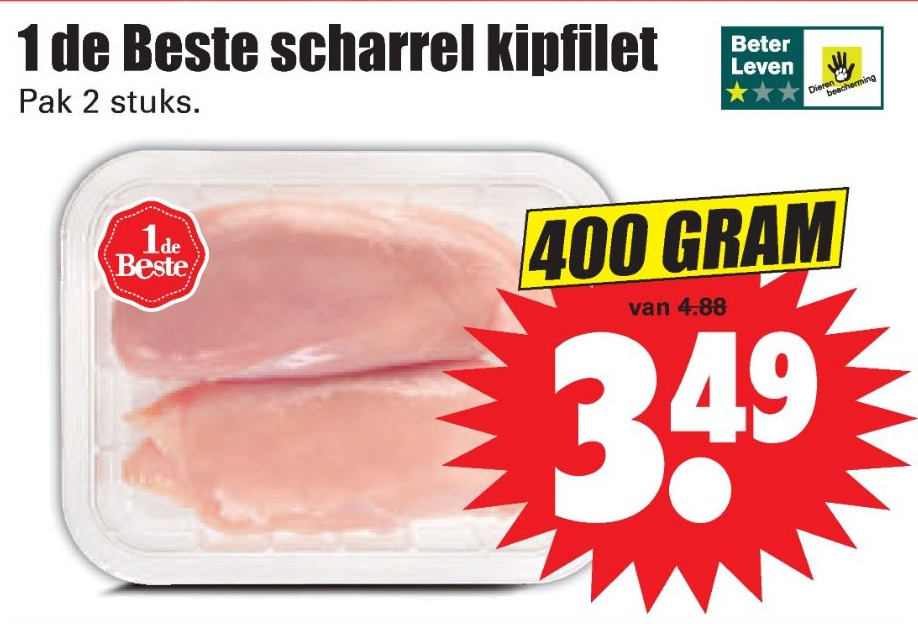 De Beste Scharrel Kipfilet Aanbieding Bij Dirk