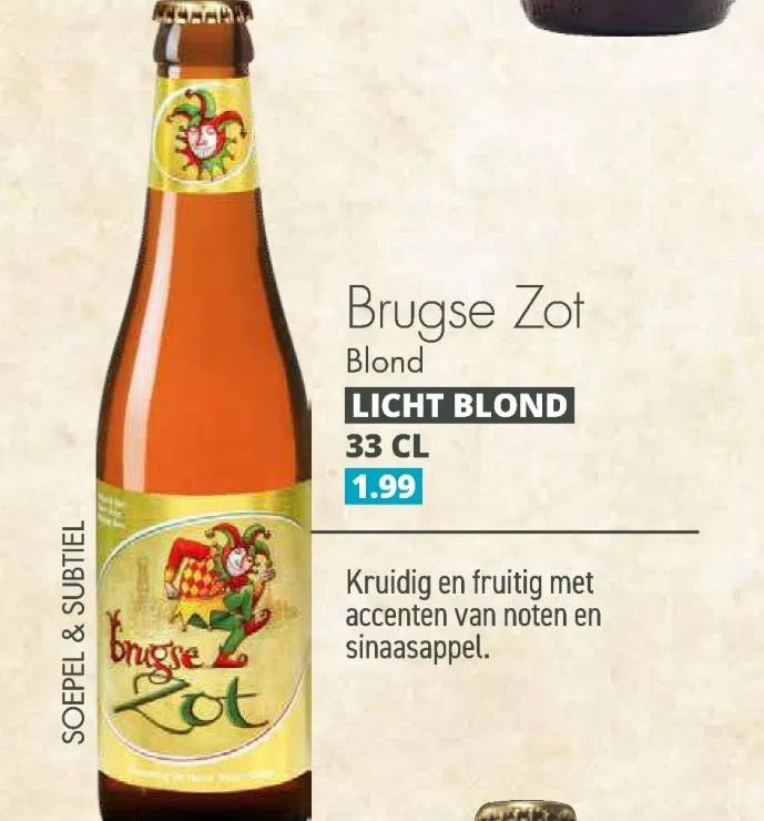 Brugse Zot Blond Aanbieding Bij Mitra