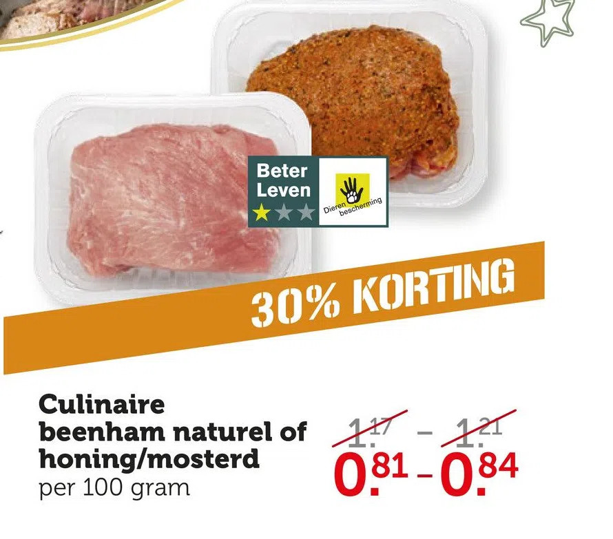 Culinaire Beenham Naturel Of Honing Mosterd Aanbieding Bij Coop