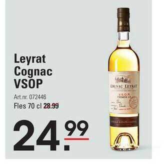 Leyrat Cognac Vsop Aanbieding Bij Sligro