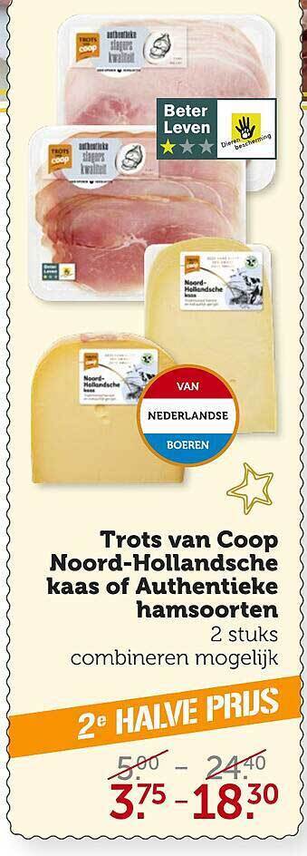 Trots Van Coop Noord Hollandsche Kaas Of Authentieke Hamsoorten