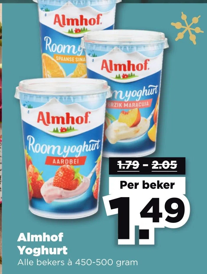 Almhof Yoghurt Aanbieding Bij Plus