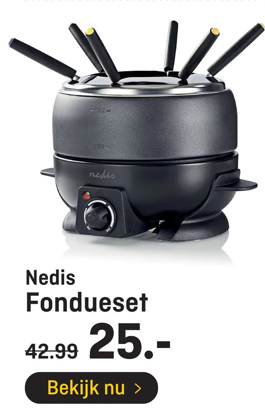 Nedis Fondueset Aanbieding Bij Hubo