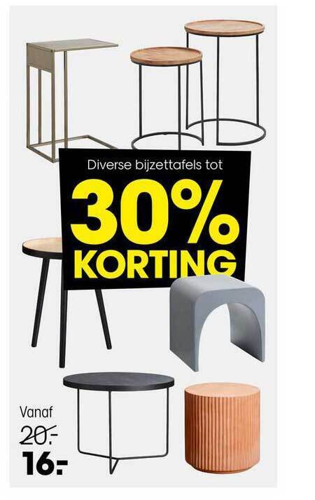 Diverse Bijzettafels Aanbieding Bij Kwantum