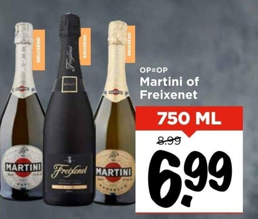 Martini Of Freixenet 750 Ml Aanbieding Bij Vomar