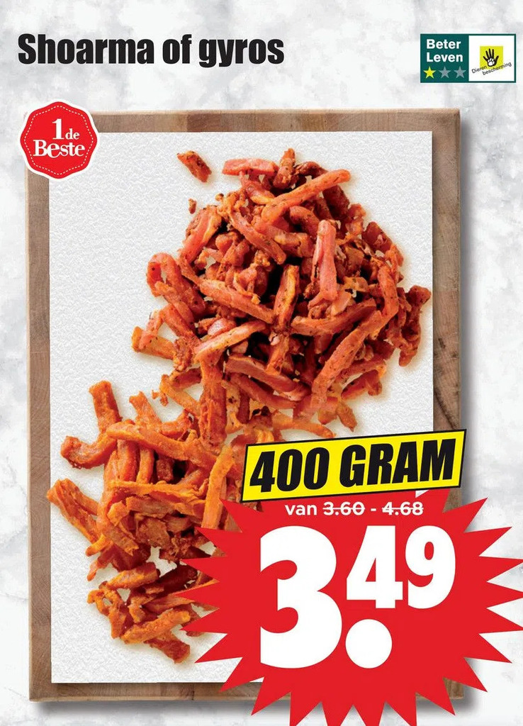 Shoarma Of Gyros Aanbieding Bij Dirk