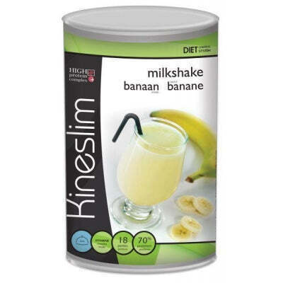 Kineslim Milkshake Banaan 400 Gram Aanbieding Bij Vitamins