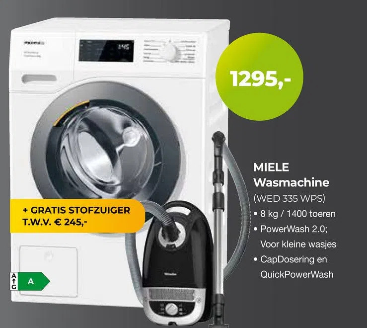 Miele Wasmachine Wed 335 Wps Aanbieding Bij EP Beerepoot