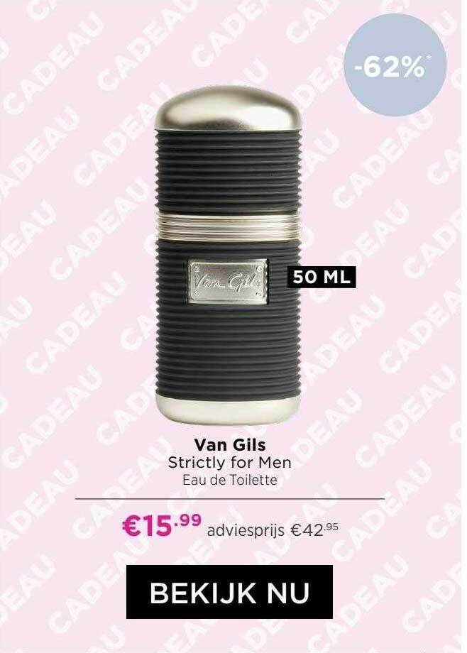 Van Gils Strictly For Men Eau De Toilette Aanbieding Bij ICI Paris XL