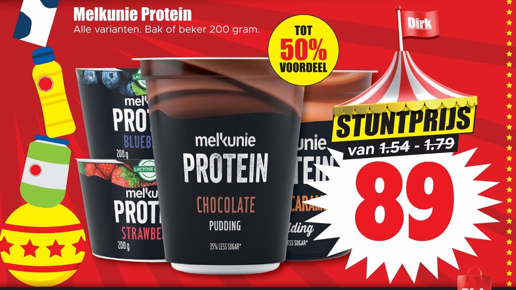 Melkunie Protein Gram Aanbieding Bij Dirk