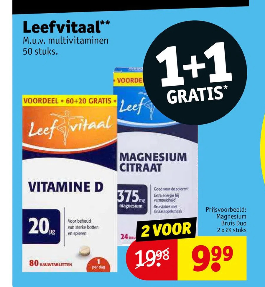 Leefvitaal Aanbieding Bij Kruidvat