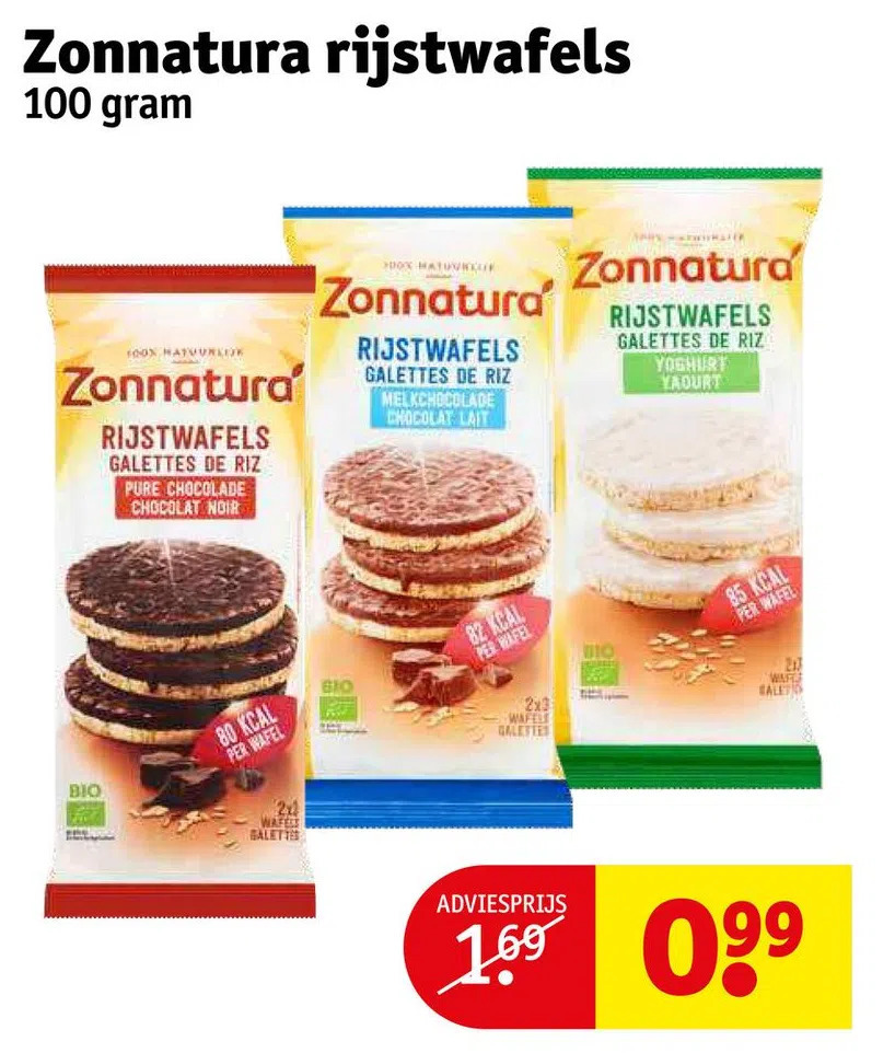 Zonnatura Rijstwafels Aanbieding Bij Kruidvat