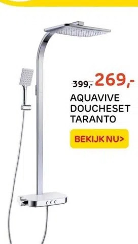 Aquavive Doucheset Taranto Aanbieding Bij Praxis