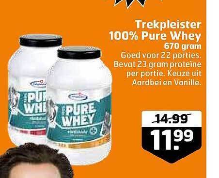 Trekpleister Pure Whey Aanbieding Bij Trekpleister