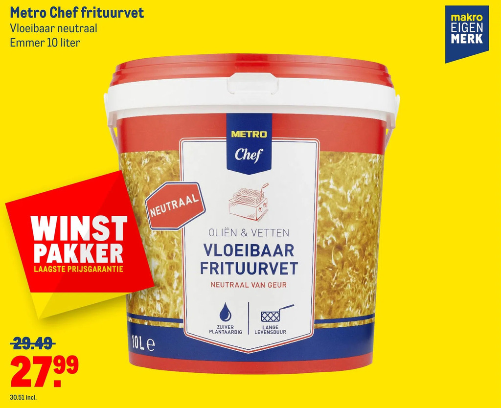 Metro Chef Frituurvet Aanbieding Bij Makro