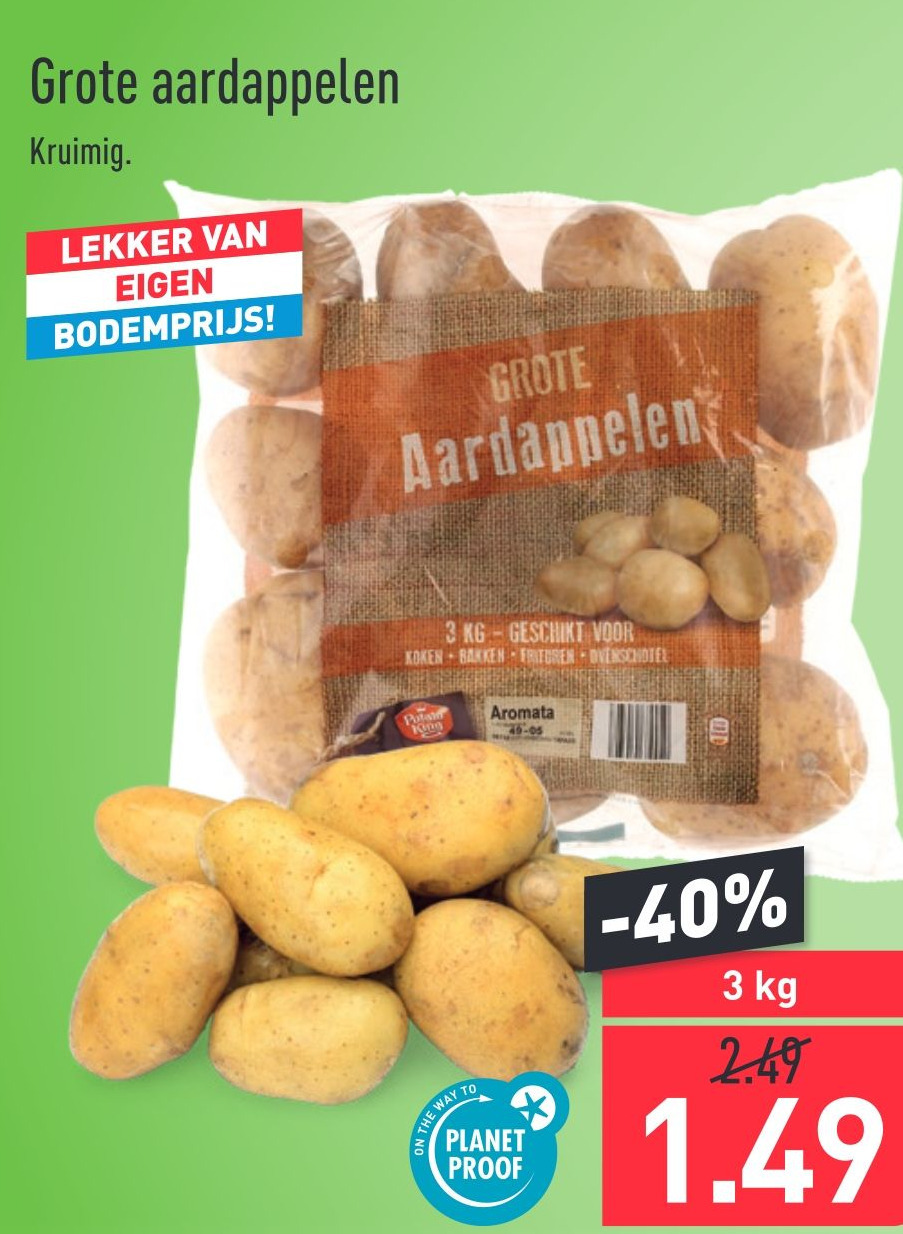 Grote Aardappelen 3kg Aanbieding Bij ALDI