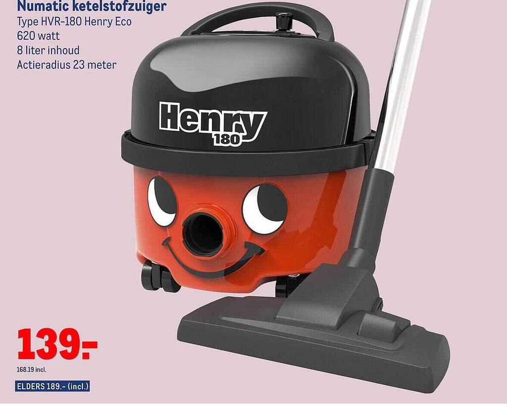 Numatic Ketelstofzuiger Hvr Henry Eco Aanbieding Bij Makro