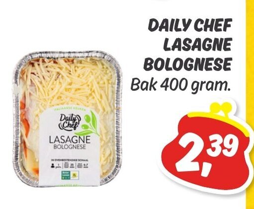 Daily Chef Lasagne Bolognese G Aanbieding Bij Dekamarkt