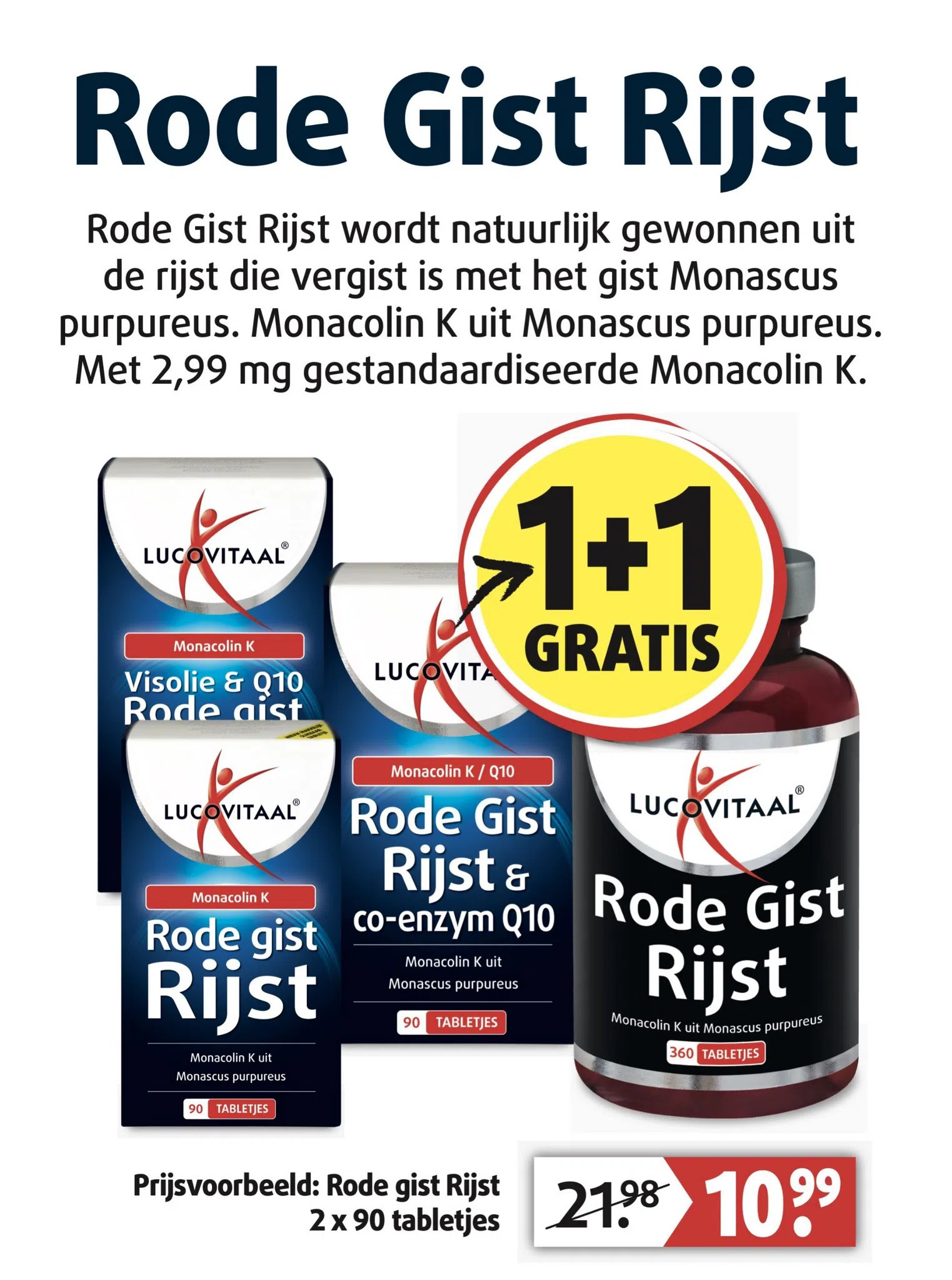 Rode Gist Rijst Aanbieding Bij Lucovitaal