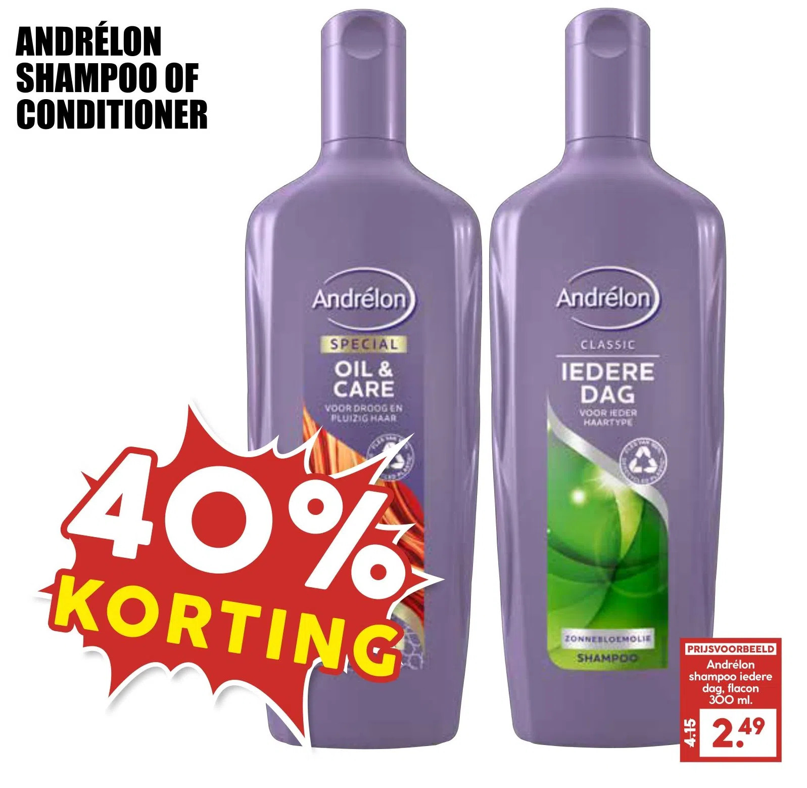 Andr Lon Shampoo Of Conditioner Aanbieding Bij Mcd Supermarkt