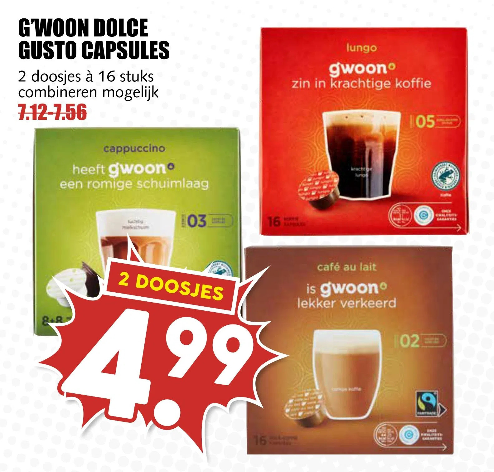 G Woon Dolce Gusto Capsules Aanbieding Bij MCD Supermarkt