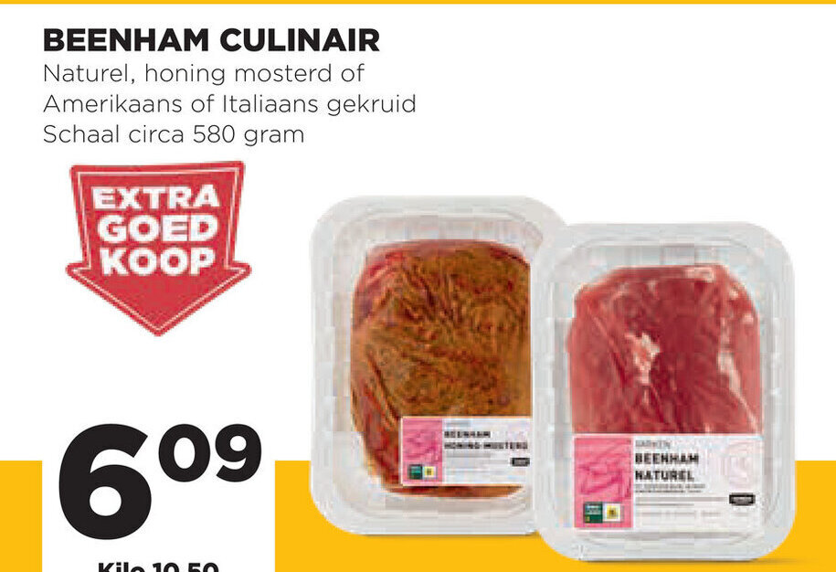 Beenham Culinair 580 Gram Aanbieding Bij Jumbo