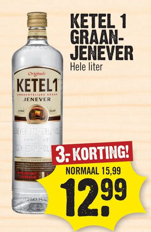 Ketel 1 Graanjenever Aanbieding Bij Dirk