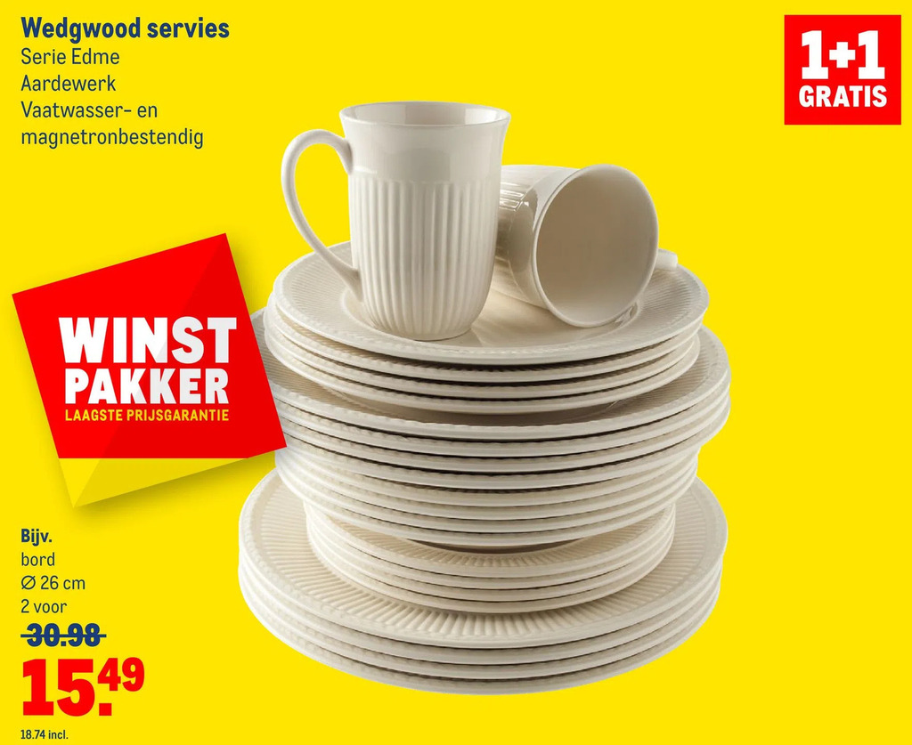 Wedgwood Servies Aanbieding Bij Makro